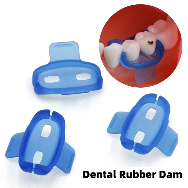 5/10/15Pcs Dental Wedge Rubber Stamps, Moisture-Barrier Cloths, Oral Health, High-Temperature Sterilization, Molding Sheet Set