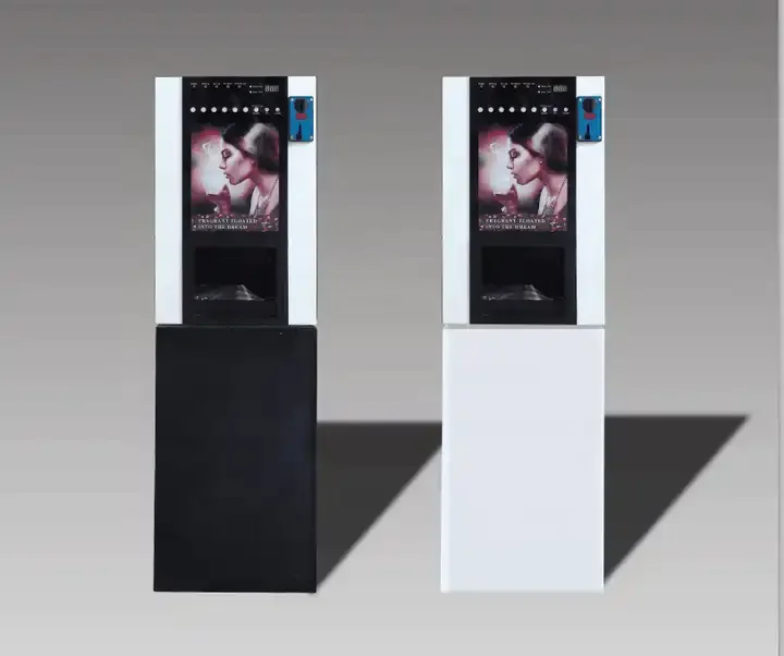 ZJZ Commercial Turkish Coin Payment 6 Canister Premixed Hot Drink Intelligent LED Display Drink Coffee Vending Machine