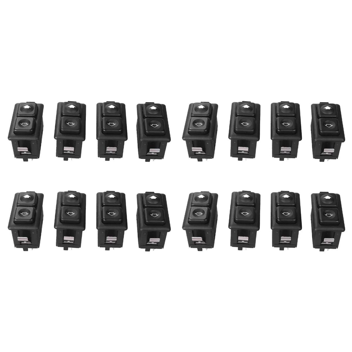 16Pcs Power Window Sunroof Switch Illuminated for Bmw E30 E24 E28 From 09/1986 61311381205 / 61 31 1 381 205