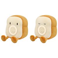 Plush Toy Alarm Clock USB LED Display Snooze Function Bedside Lamp for Kids Teen Kids Bedroom Room Decor Baby Girls Boys Women