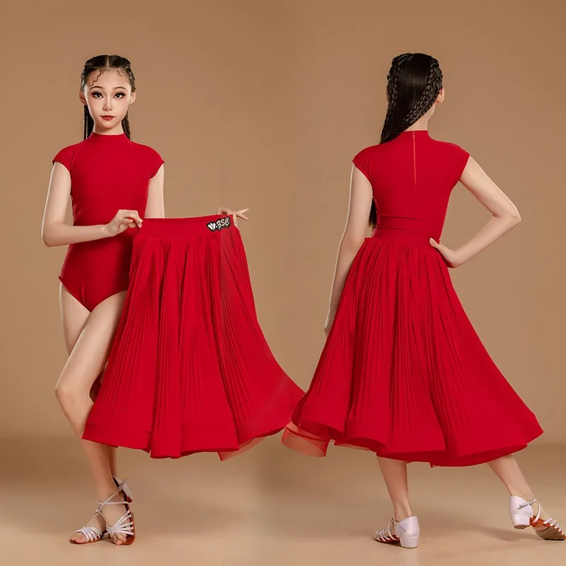 Customized Modern Dance Dress for Girls and Children Balloom Dance Standard Social Performance Competition Practice Clothing
