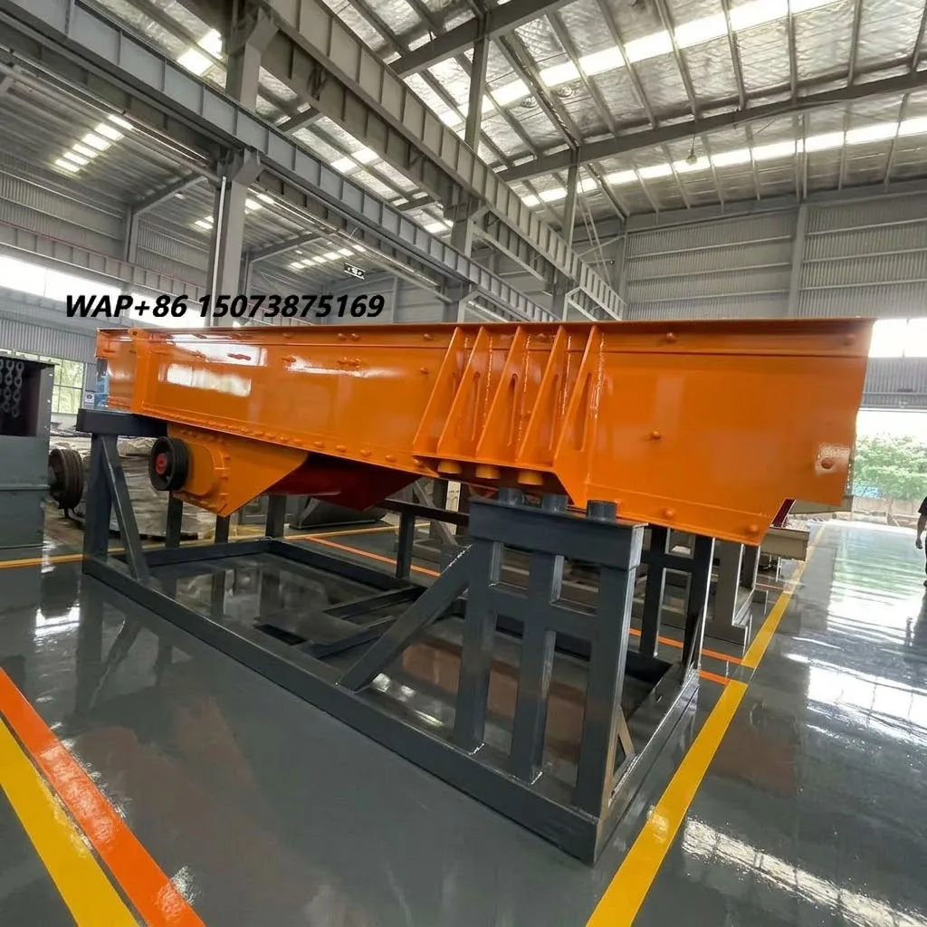 Mining Ore Feeding Machine GZD850*3000 Electric Vibrating Feeder with Stable Performance 120-150t/h Capacity