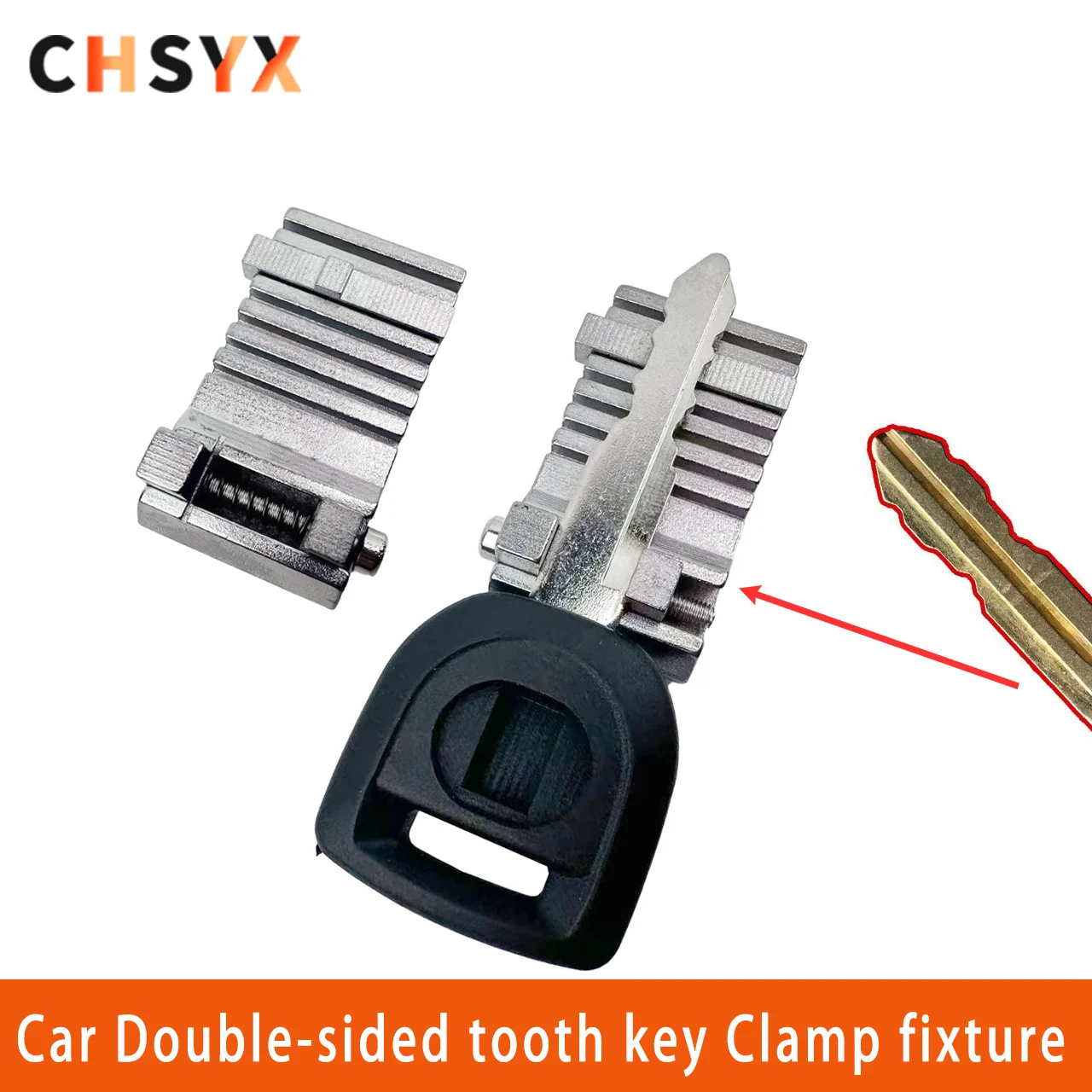 

2pcs/lot For New Universal Key Machine Fixture Clamp Fixing fixture for automobile double-sided tooth key for All Key Copy Mach