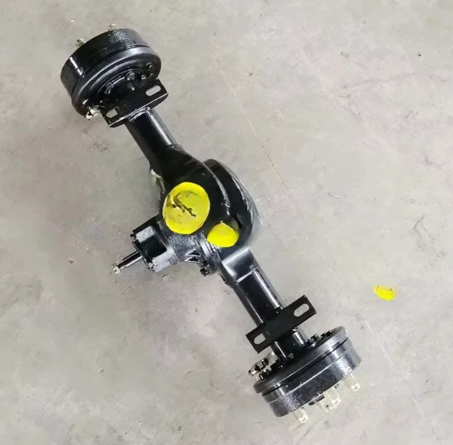 

Тележка сельскохозяйственной техники, задняя ось в сборе, трехколесный четырехколесный транспортер с тормозной ступицей, встроенная задняя ось