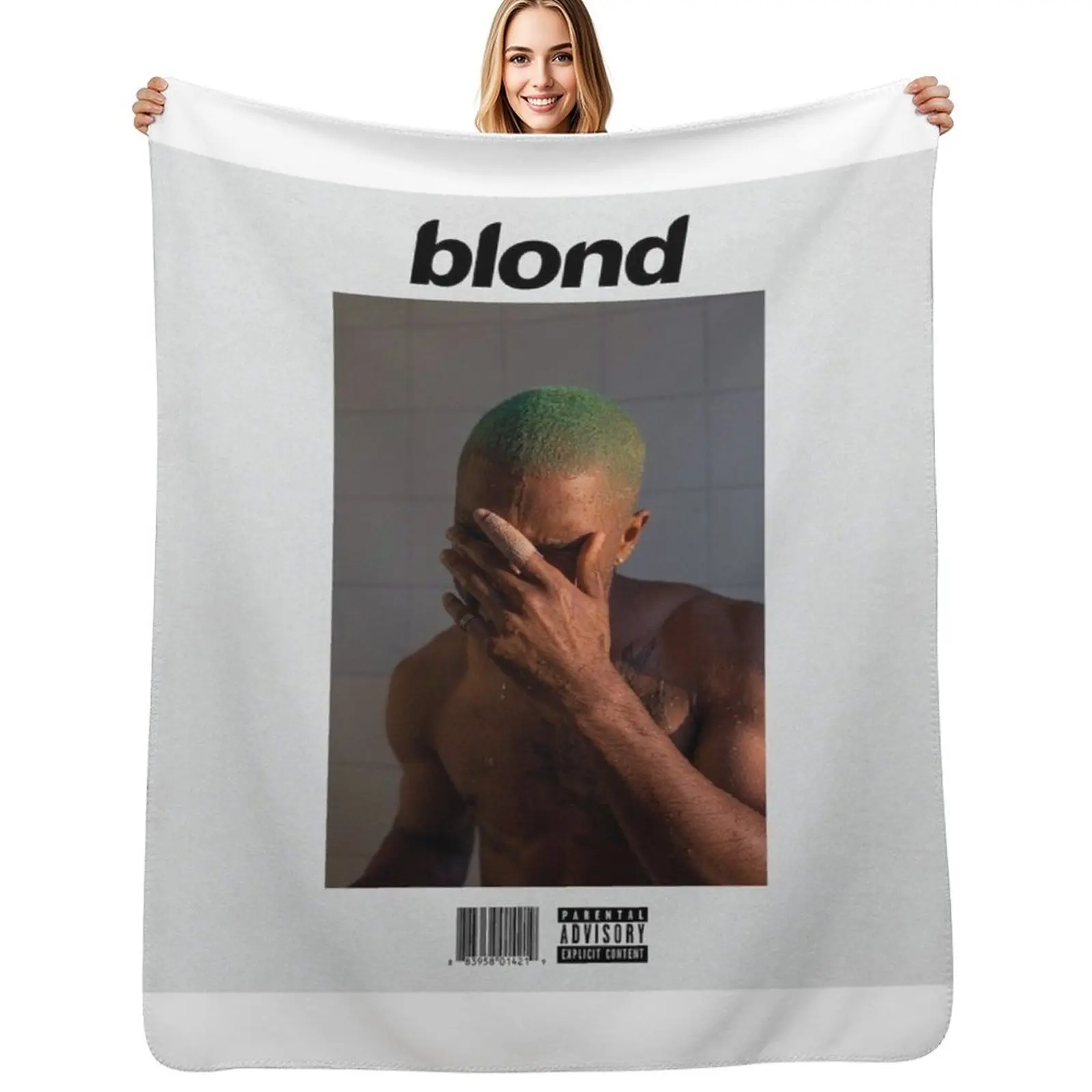 

blond frank ocean tapestry Throw Blanket Furrys Warm Moving Blankets For Bed Blanket