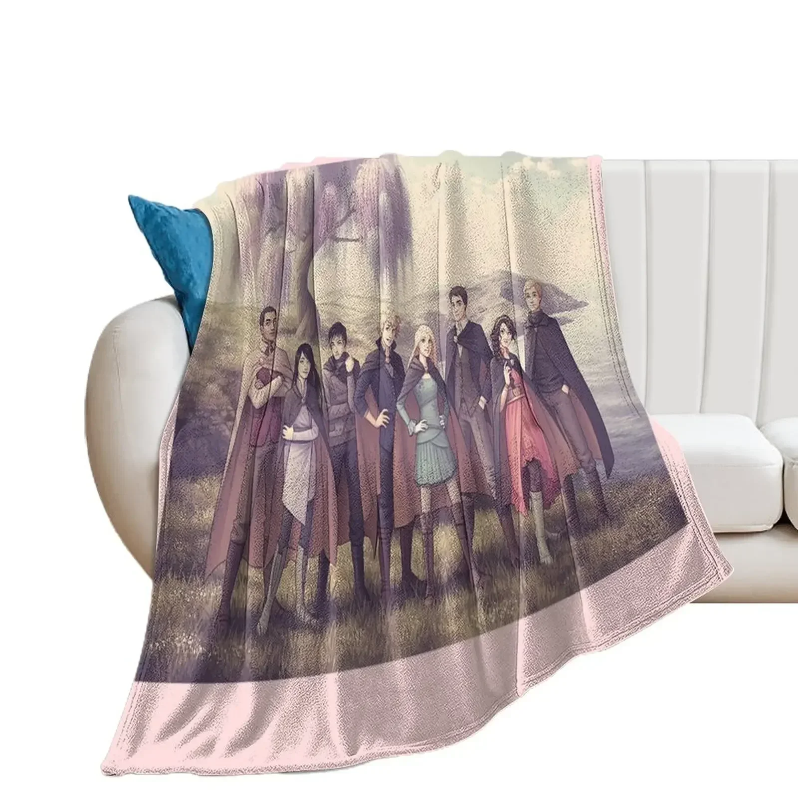 

keeper of the lost cities character Throw Blanket sofa bed Thins Beautifuls Blankets