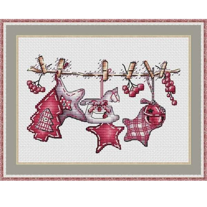 590 Cross Stitch Set Chinese Cross-stitch Kit Embroidery Needlework Craft Packages Cotton Fabric Floss New Designs Embroidery