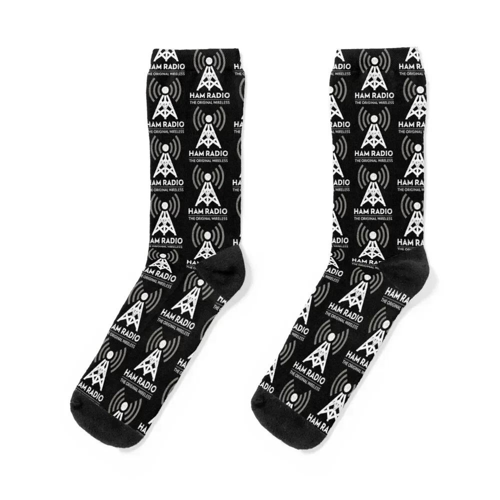 Ham Radio The Original Wireless Socks Run retro valentine gift ideas Socks Male Women's