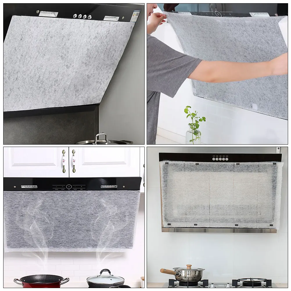 

Range Hood Filter Paper Kitchen Absorbing Non Woven Filters Oil Proof Stickers Grease Filter Ventilator Kitchen Bar Supplies