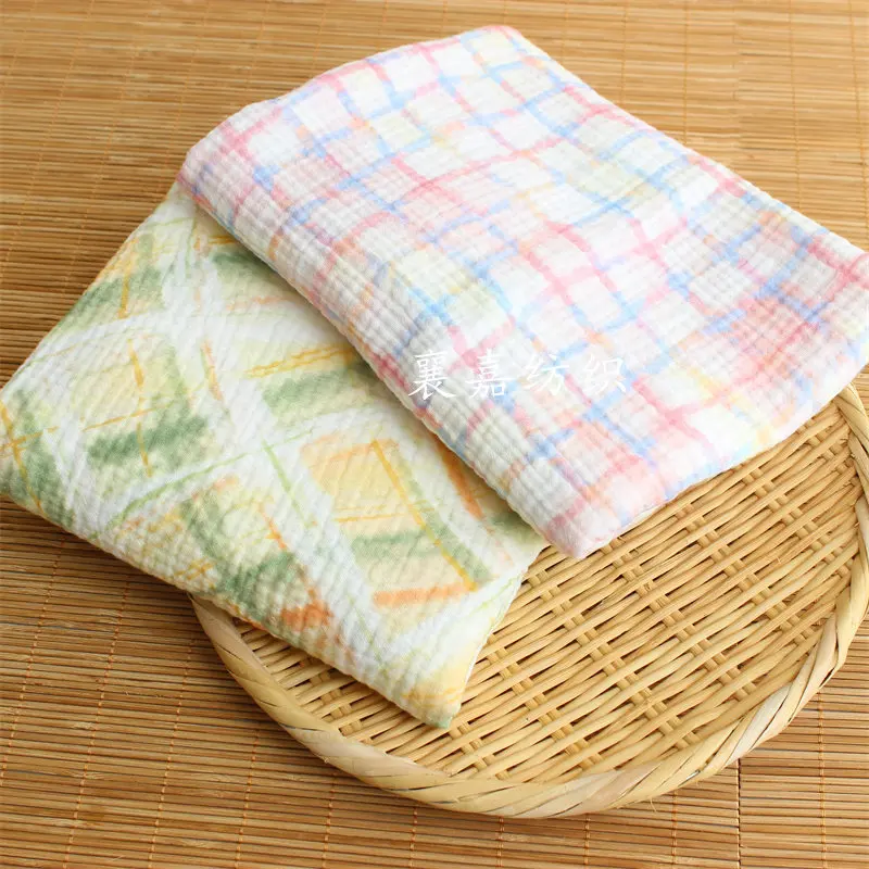 

500X135cm Soft And Breathable Cotton Double-layer Gauze, Loungewear, Close-fitting Clothing Fabrics