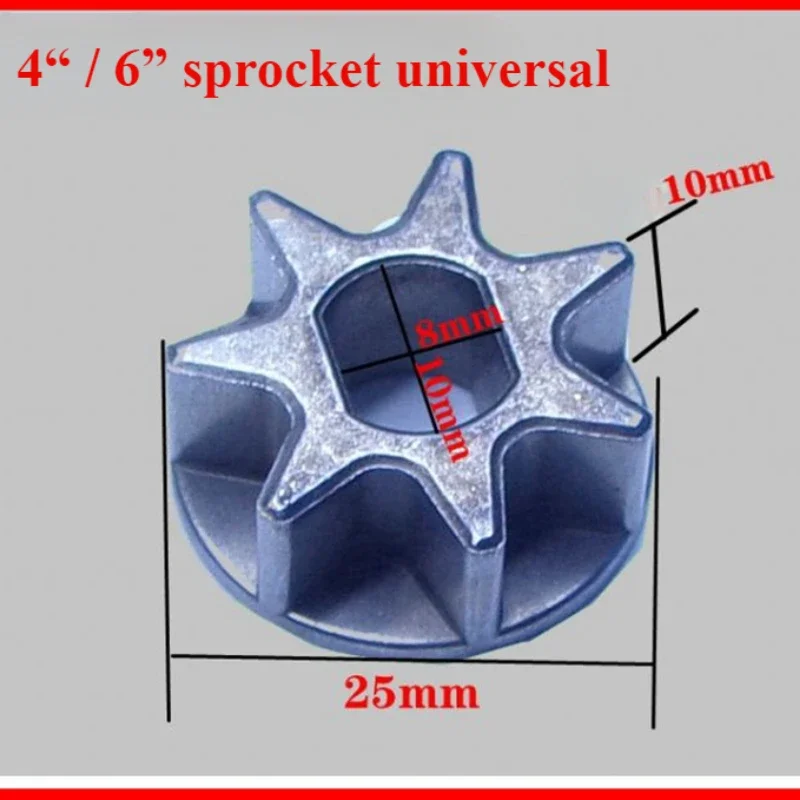 Accessories for electric chain / single-handed / lithium / logging saws 4 inch / 6 inch mini saw - sprockets