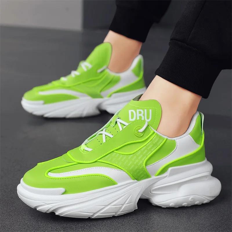 

Summer Men's Dad Shoes New Fashion Heightening Platform Sneakers Versatile Breathable Men's Casual Shoes Tenis De Hombre 2025