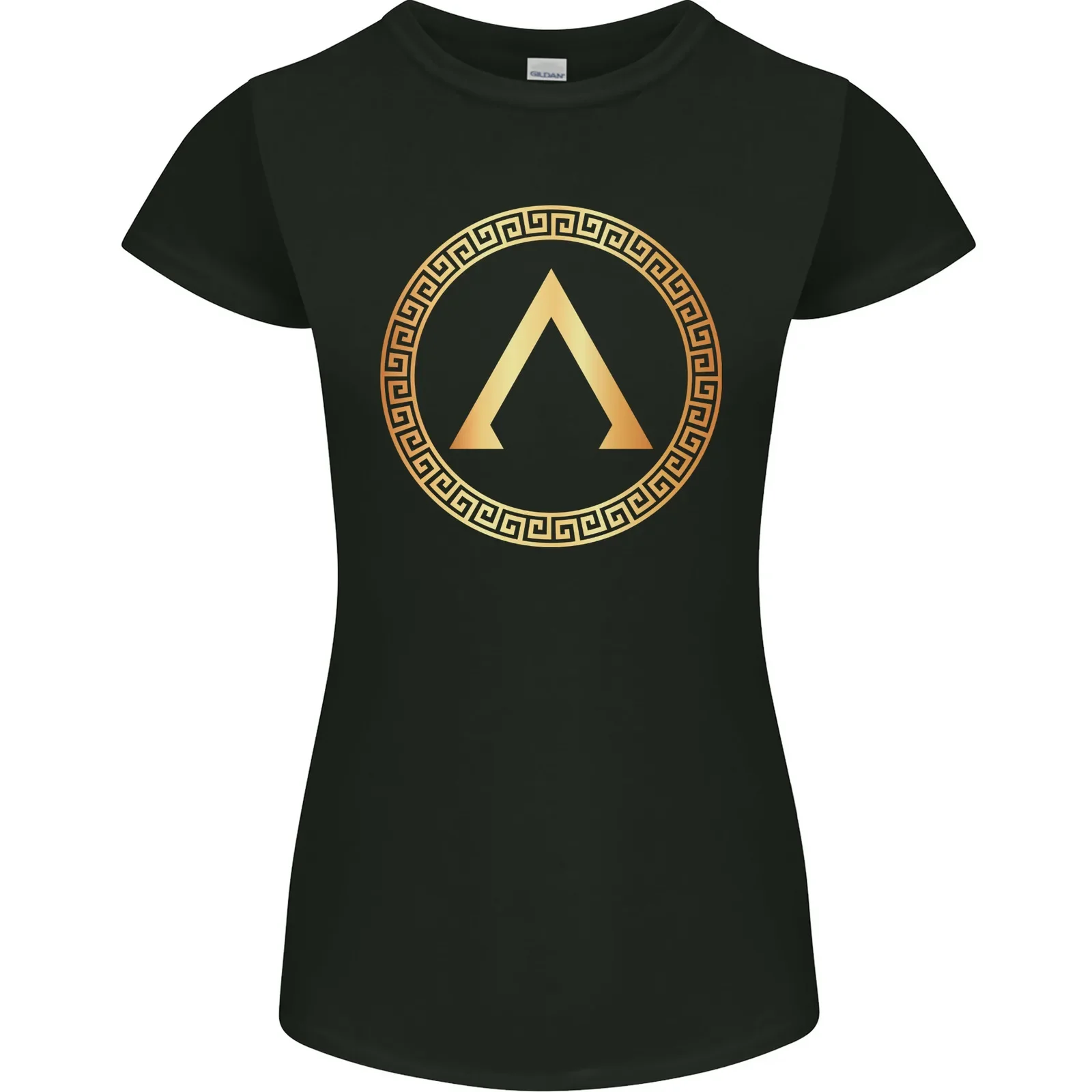 Lambda Symbol Bodybuilding Gym Training Womens Petite Cut T-Shirt