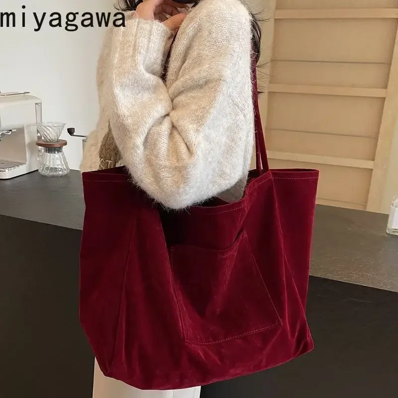 

Miyagawa Elegant Women Shoulder Bag Fashion New Style Handbag Large Capacity Casual Large Tote Bags