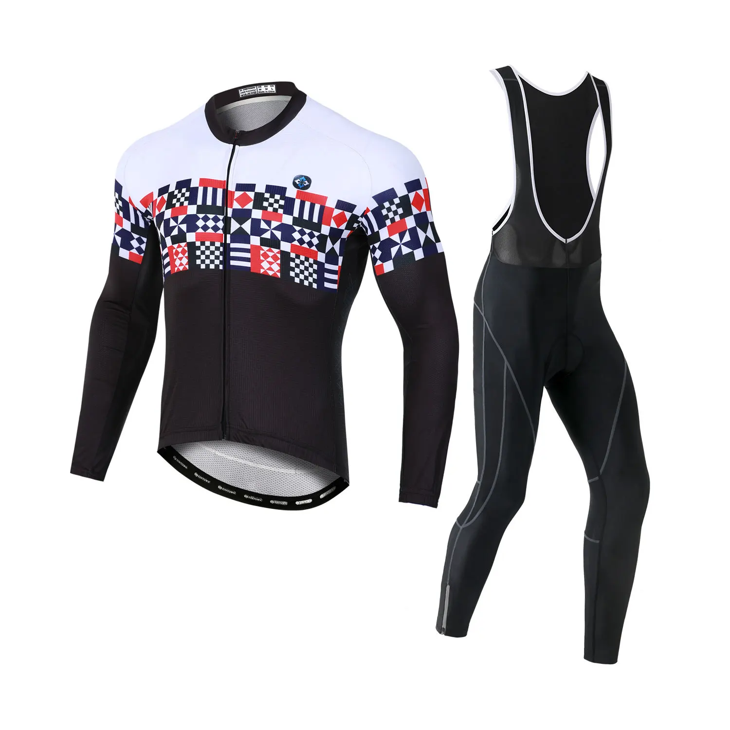 

Комплект одежды для велоспорта, длинная одежда, мужская одежда с рукавами, мужские велосипедные брюки, джемпер, майка, униформа с рукавами, лето