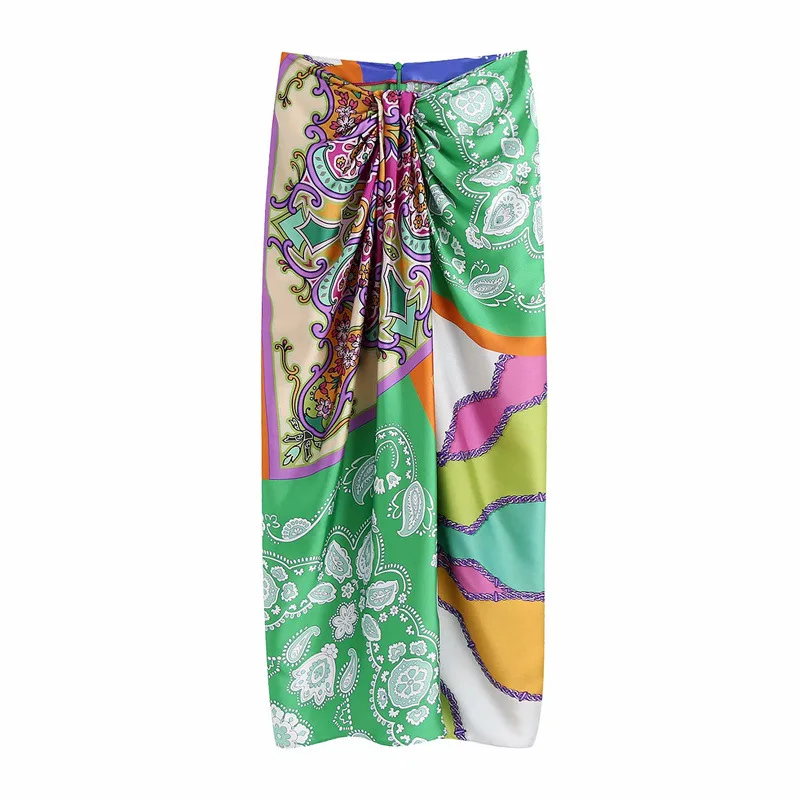 

In the summer the new fashion wind restoring ancient ways of tall waist thin and act the role of printed skirts