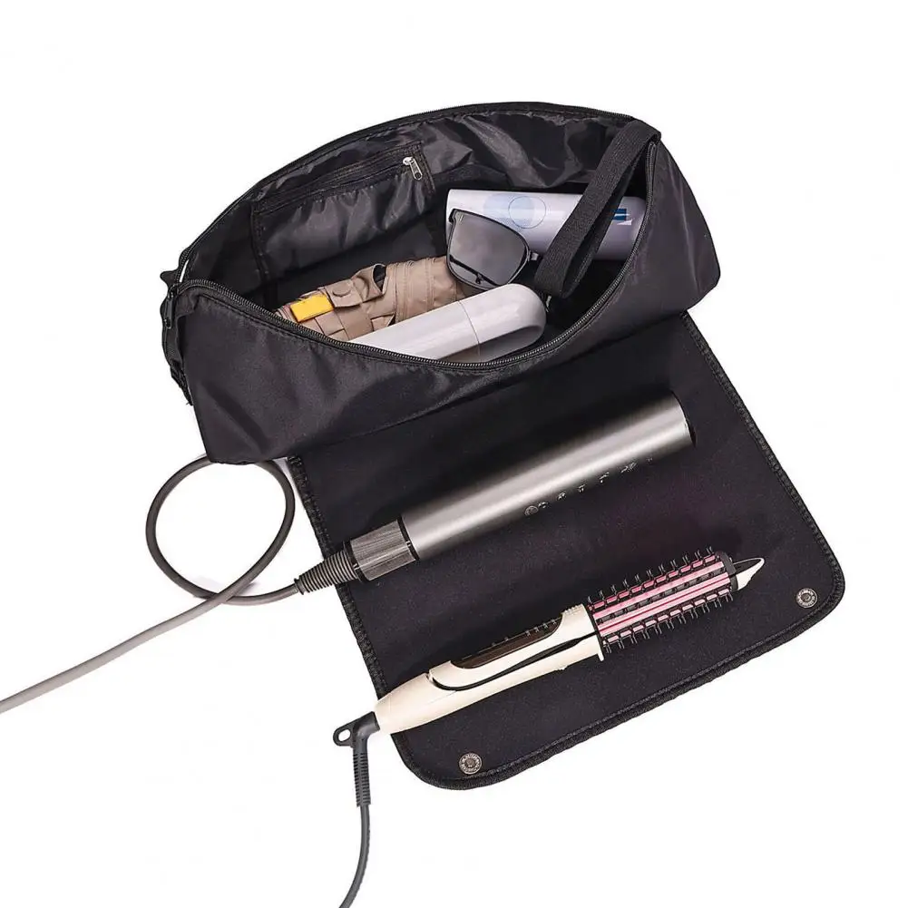 

Travel Hair Straightener Case Travel Hair Tools Storage Bag with Heat Resistant Mat Portable Hair Styling for Straighteners