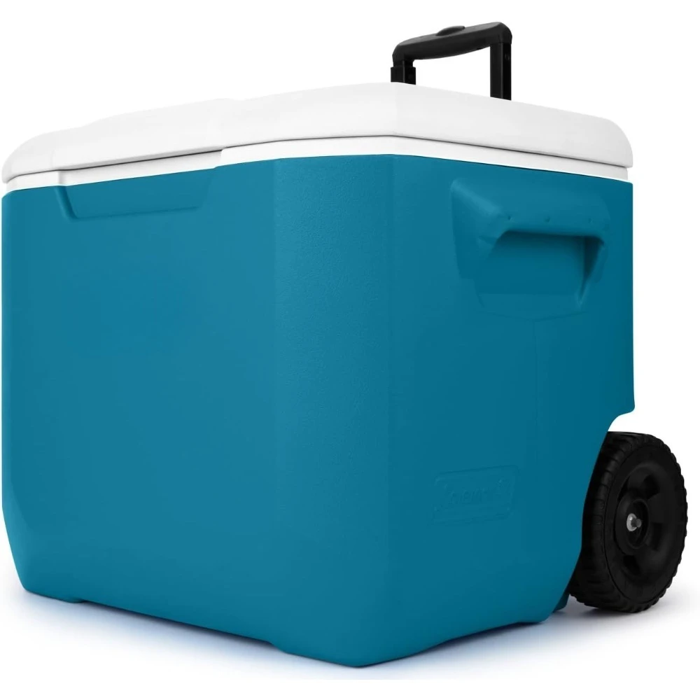 

Chiller Series 60qt Wheeled Portable Cooler Insulated Hard Cooler with Ice Retention & Heavy-Duty Wheels & Handle Great
