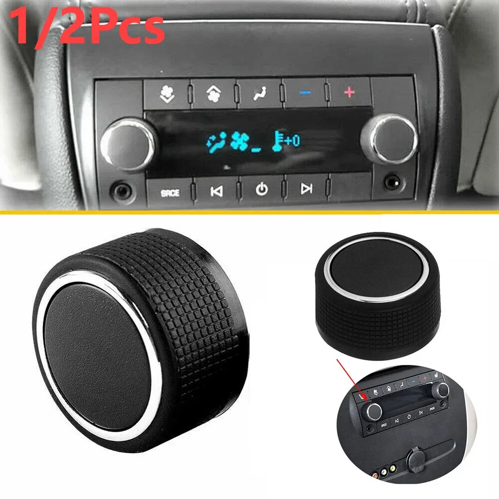 2/1Pcs Car Rear Radio Audio Volume Control Knob Replacement for Chevrolet Silverado Chevy Tahoe GMC Acadia Sierra Yukon 07-13