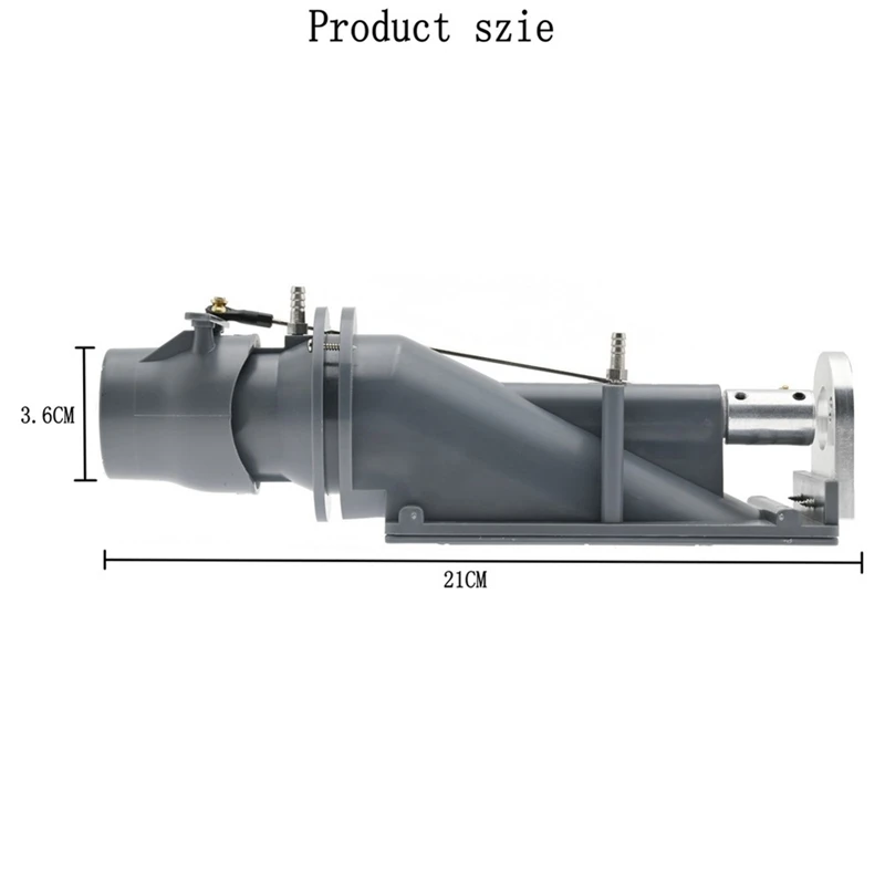 40Mm Water Jet Thruster Power Sprayer Pump 3 Blades Propeller Coupling And 775 Motor For RC Jet Boat