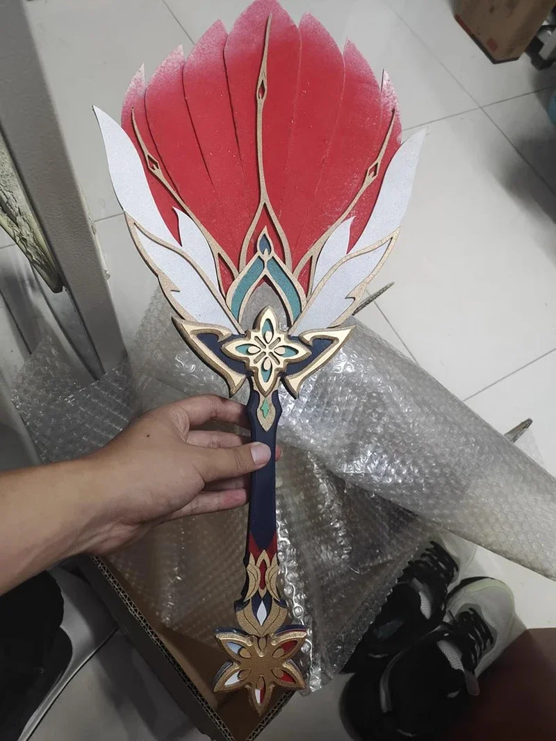 Jiaoqiu Cosplay Fan Gioco Puntelli Honkai Star Rail Foxian Xianzhou Yaoqing Feixiao Halloween Party Donna Uomo Gioco di ruolo Accessorio
