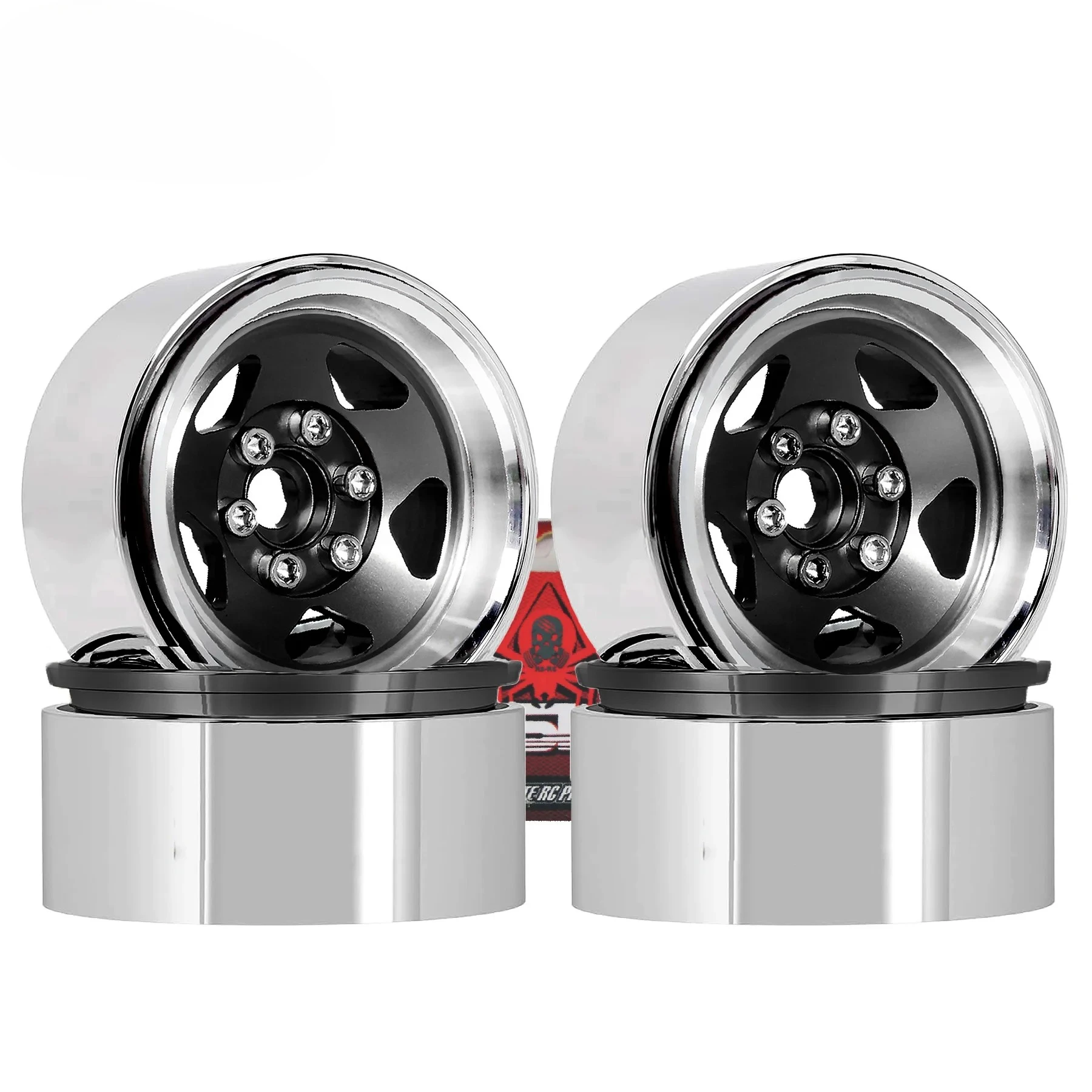 

1,9-дюймовый комплект шин с имитацией колес для автомобиля с дистанционным управлением 1/10, подходит для осевого SCX10 II 90046 AXI03007/TRX4/D90