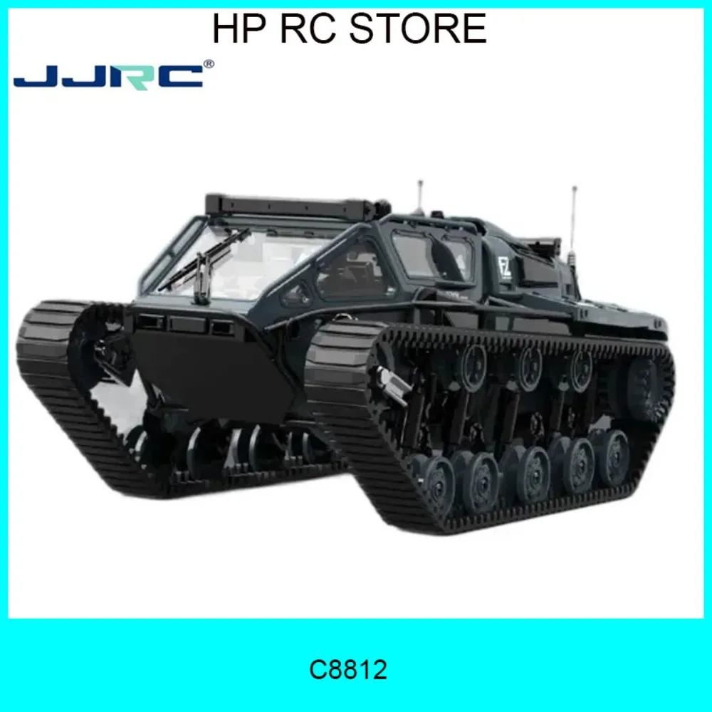 

JJRC C8812 Светодиодный светильник, полномасштабный гусеничный танк, имитационная модель игрушки, радиоуправляемый автомобиль для дрифта, внедорожник с дистанционным управлением для детей