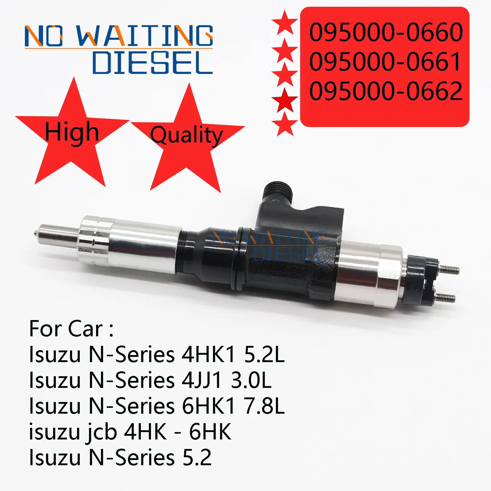 095000-0660 095000-0661 095000-0662 Common Rail Fuel Injection 0950000661 For Isuzu N-Series 4HK1