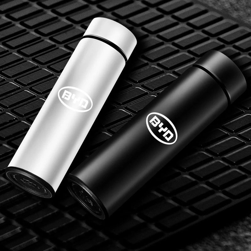 Garrafa Térmica Inteligente para Carro com Display de Temperatura e Tampa para Copo de Café, Compatível com BYD Qing Song Tang Yuan F3 I3 F0 F6 S6 S8 E5 Hub cover