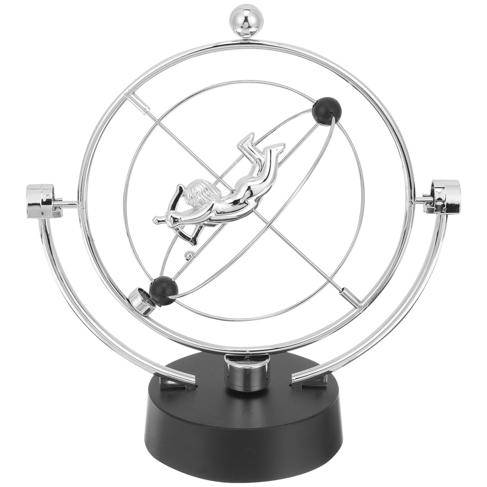 

Perpetual Motion Swing Cupid Design Desktop Ornament For Adults Science Decor Unique Tabletop Gadget Office Home Decoration