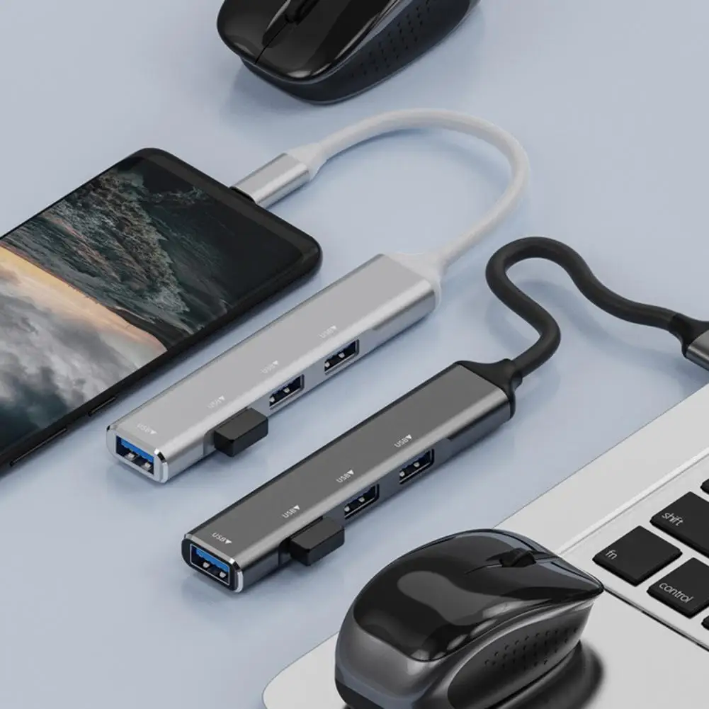 محور محطة الإرساء لأجهزة الكمبيوتر المحمولة ، يسهل حملها ، USB 3.0 ، 4 في 1 ، دفق الأفلام ، دون عناء على الكمبيوتر المحمول ، الهاتف المحمول