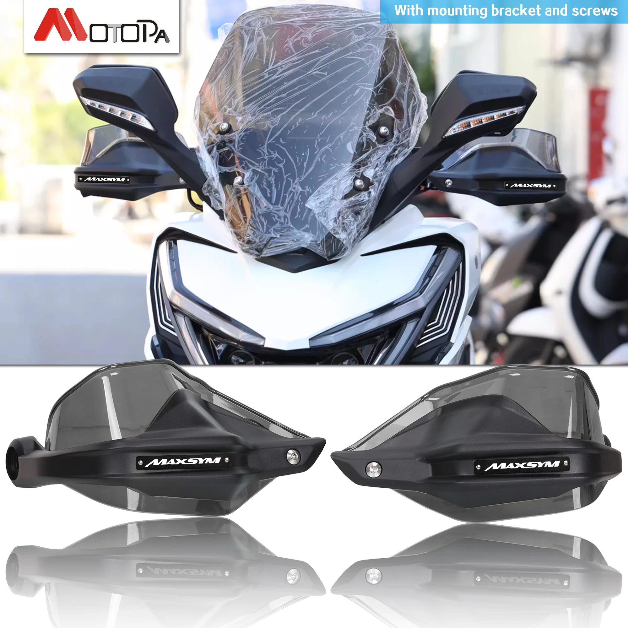 For SYM MAXSYM 400 MAXSYM400 400i Dedicated Hand Guard Motorcycle for MAXSYM400 Handguards Handlebar Guards Windshield ﻿