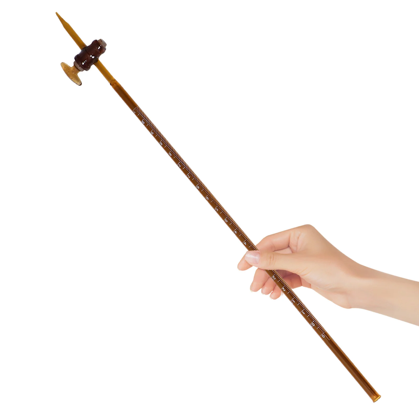 

1Pcs Acid Burette Corrosion Resistant Glass Instrument Laboratory Tool Junior High School Chemistry Equipment Acid Burette