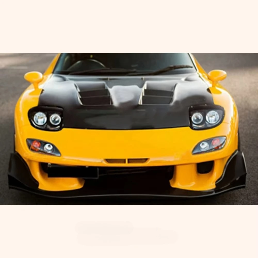 New Carbon Fiber Front Bumper Guard for Mazda RX-7 FD RX7 FD3S RE-GT Style Body Kits Car Parts