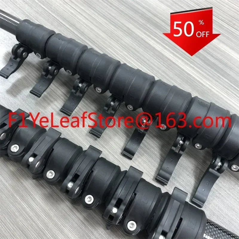 

Hot salesLight Weight Solar Panel Window Washing Pole Carbon Fiber Telescopic Pole 20 Meters Water Fed Pole