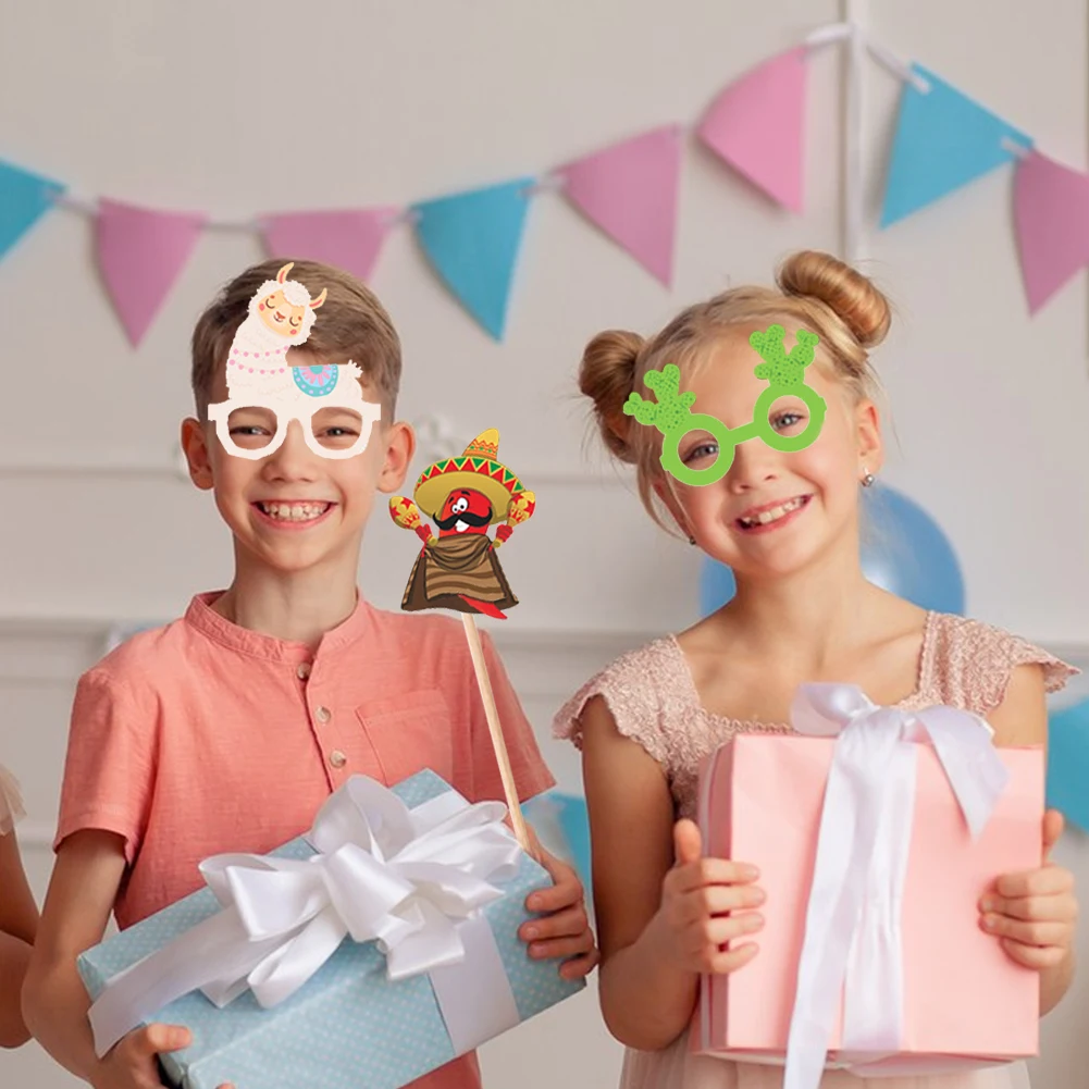 Insufláveis para Decorações De Festa, DIY, Festa Mexicana, Engraçado, Aniversário, Selfie, Carnaval, Hawaiian Photo Prop, Casamento, Graduação, 24Pcs