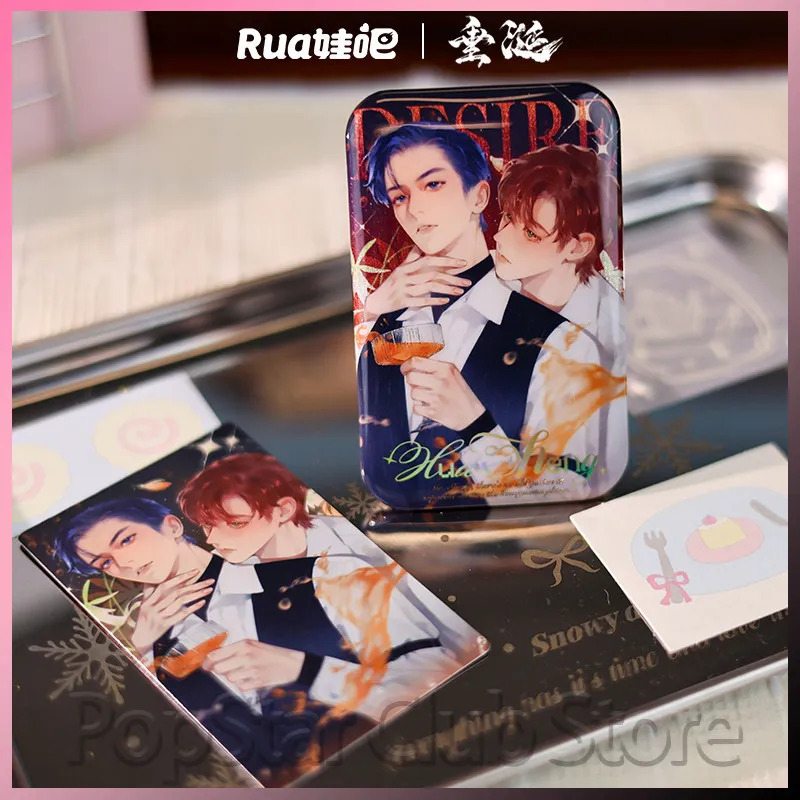 

Official In Stock Desire4 Tv Peripheral Badge Eliot Huang Qiu Dingjie Li Peien Jiang Heng Envelope Acg Desktop Decor Fans Gifts