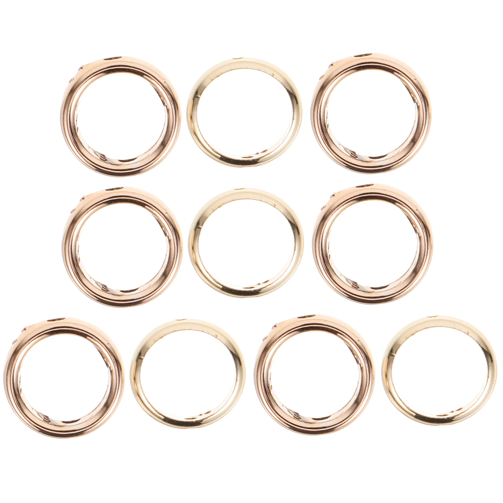 Molduras redondas do grânulo para brinco e pulseira, DIY Colar Making, círculo, 20pcs