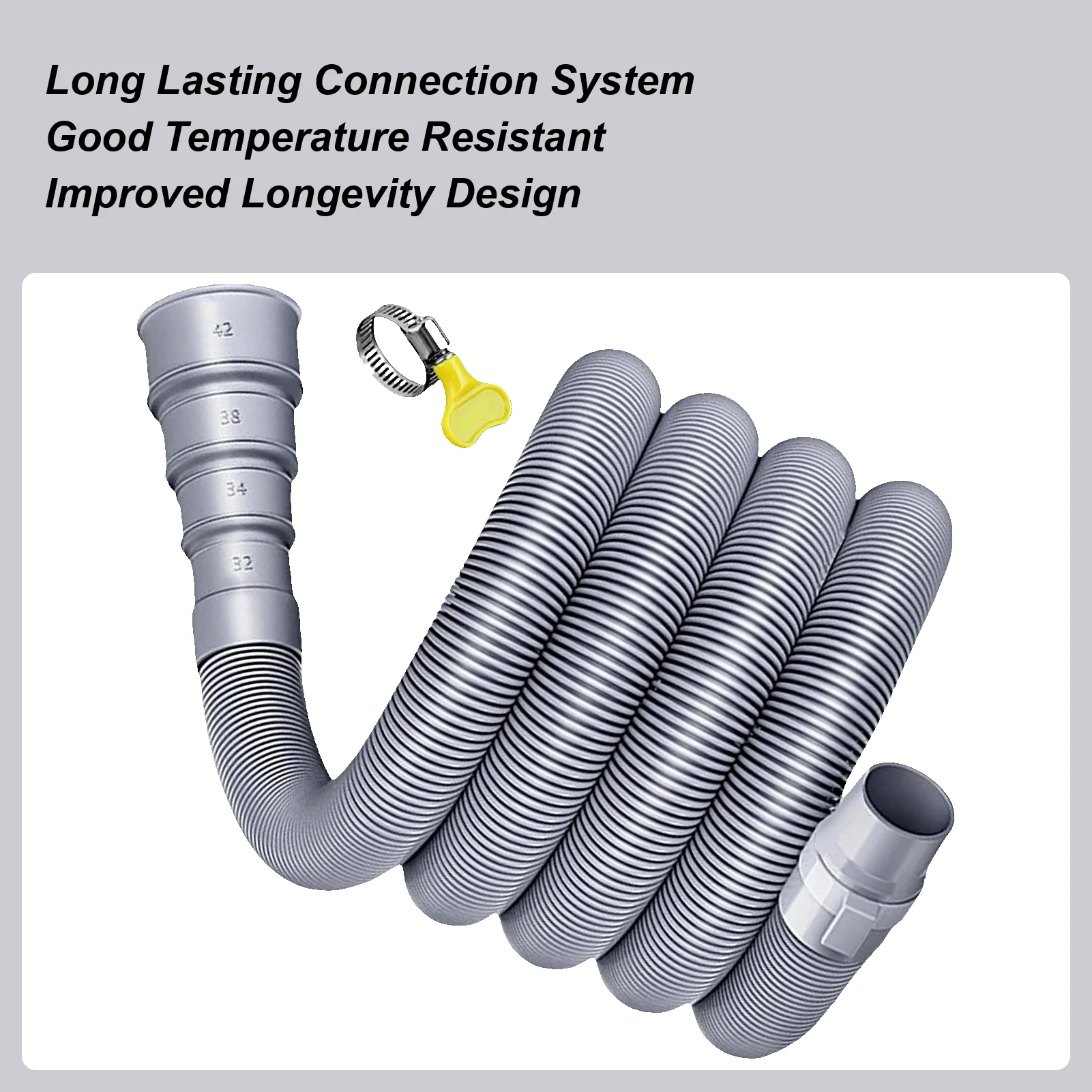 

Комплект канализационных шлангов для автофургонов, сливная труба для каравана с регулируемым адаптером, безопасное универсальное решение для удлинителя прицепа для отдыха на открытом воздухе