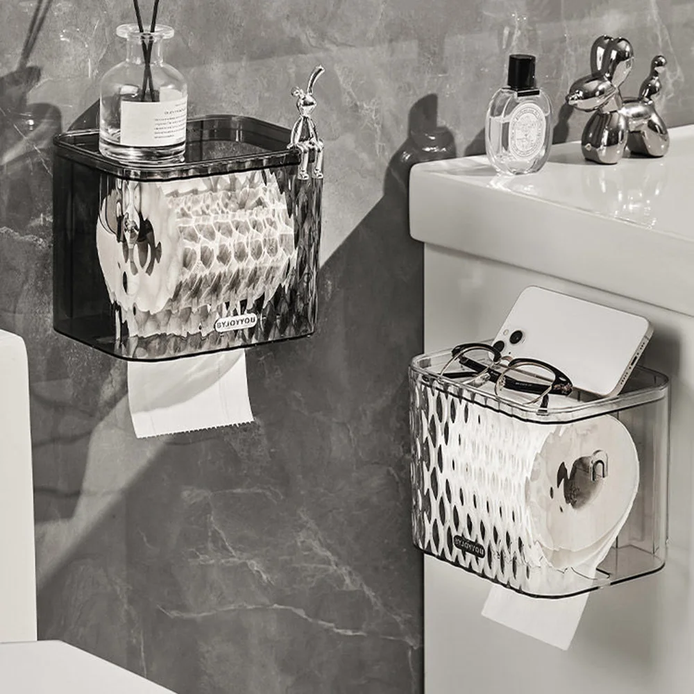 

Водонепроницаемая присоска, коробка для салфеток, большая емкость, широкое отверстие, держатель для рулонной туалетной бумаги, съемный дизайн с пульсацией