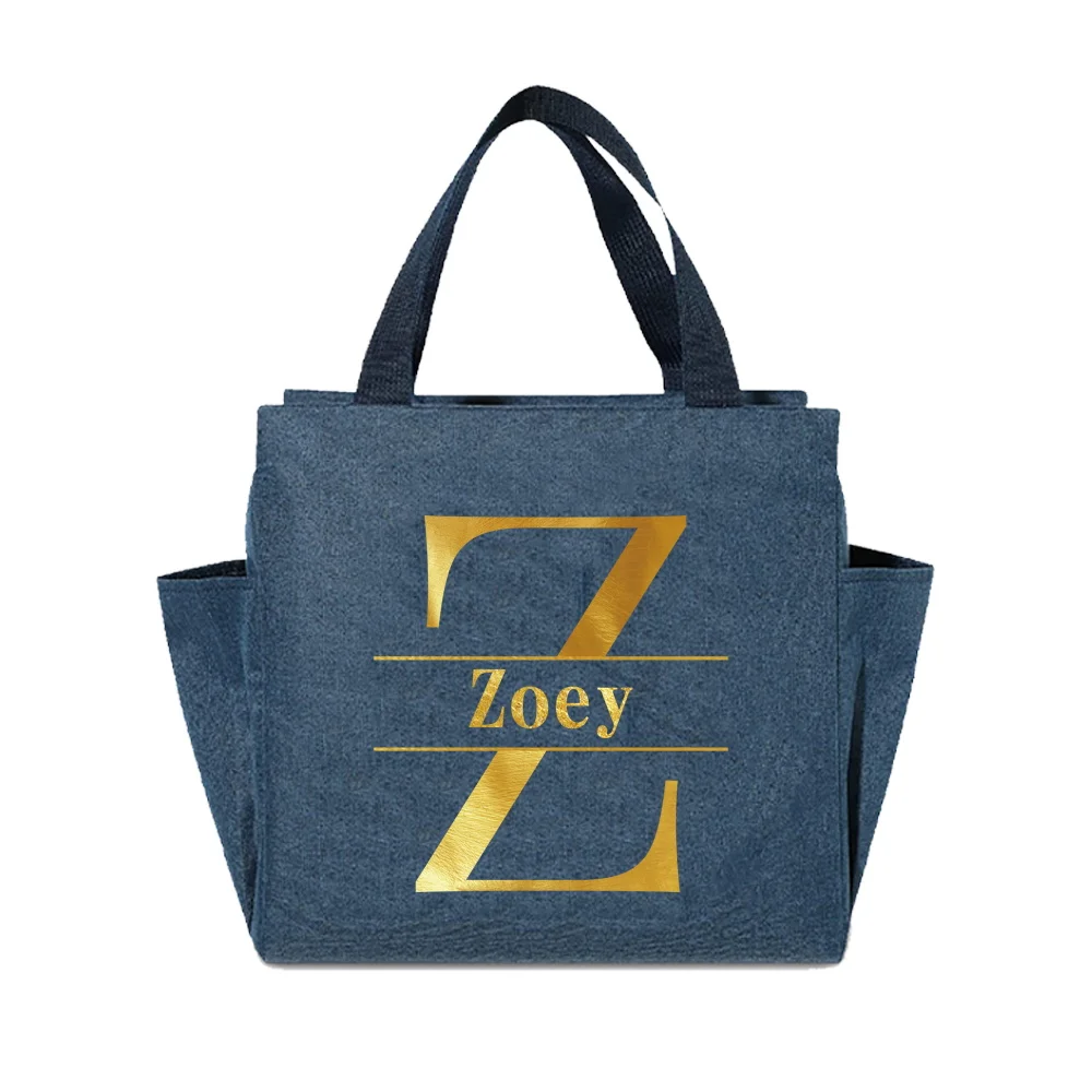 شخصية مخصصة أزياء مطبوعة حقيبة الغداء المحمولة مانعة للتسرب العزل حقيبة الغذاء المحمولة مكتب التنقل