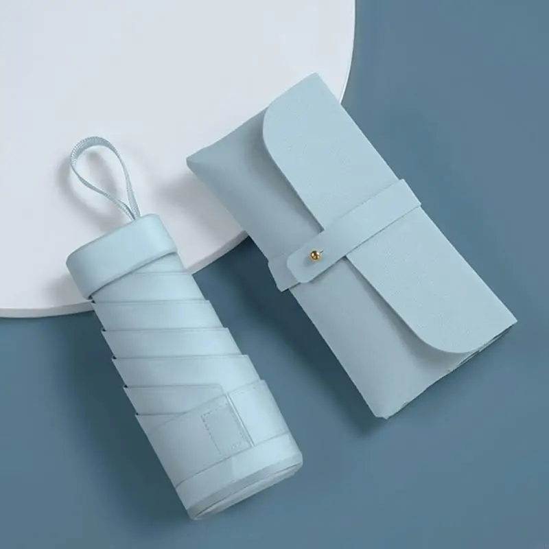 Travel Umbrella Fit Easily in Bags Purses for Rainy Days UV Sun Umbrella B95B