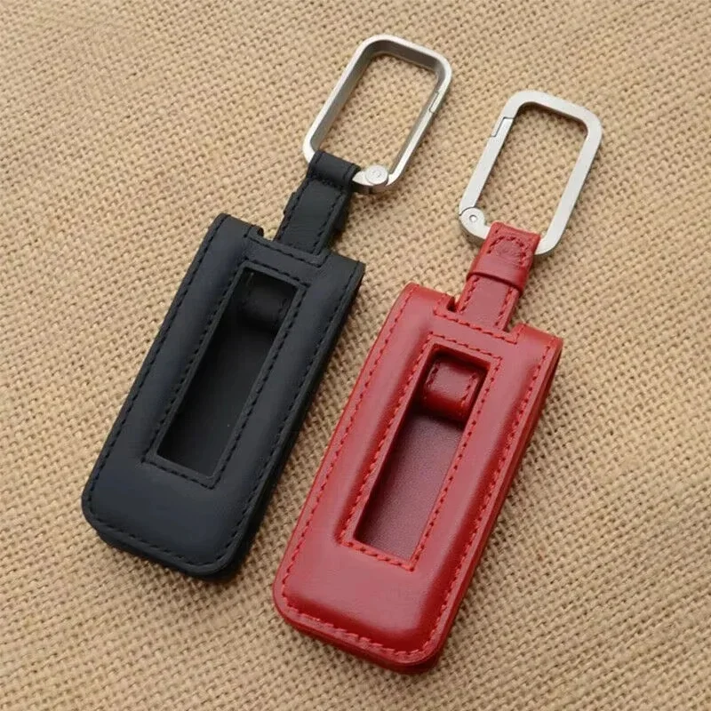 High Quality Real Leather Car Remote Key Case Bag Cover Shell For Porschee Cayenne Panamera Macan Boxsterr Cayman 718 911