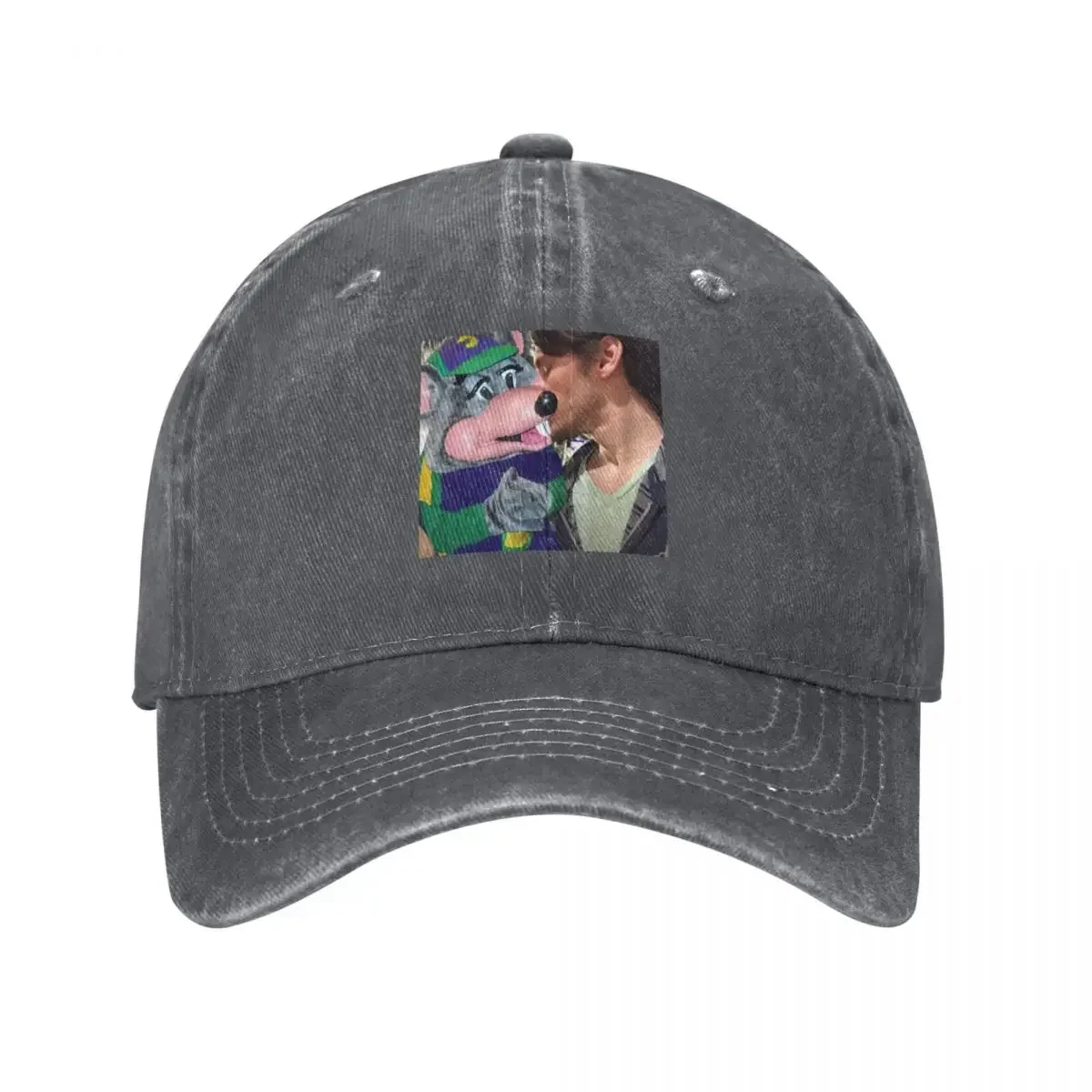 

Jerma Chuck E. Cheese Baseball Cap Beach Hat Beach Vintage foam party Hat Caps Male Women's