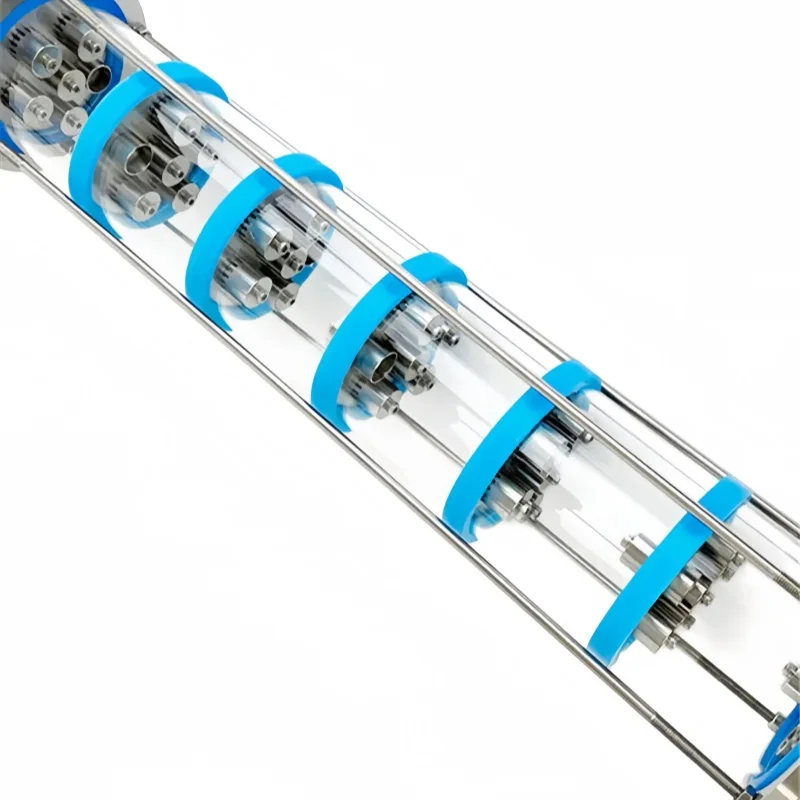 7 Floors 304 stainless steel 4inch OD119mm TC distillation tower glass pipe For Home brew,7-layer Distillation Column