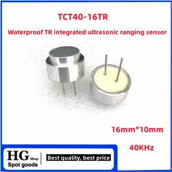 Sensor de rango ultrasónico integrado, sonda sellada, 16-40K, 16MM, 40KHz, resistente al agua, TR, lote de 5 unidades