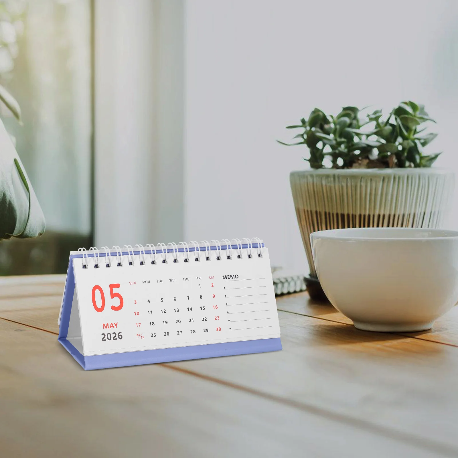 18 Months 2025-2026 Mini Standing Flip Small Desk Calendar For Home Office School Planning Desktop Organizer Tabletop Calendar