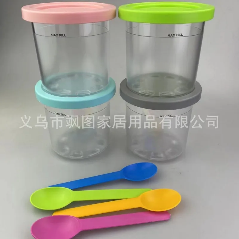 Ice Cream Pints Cup For Ninja Creamie Maker Cups Reusable Can Store Containers With Sealing