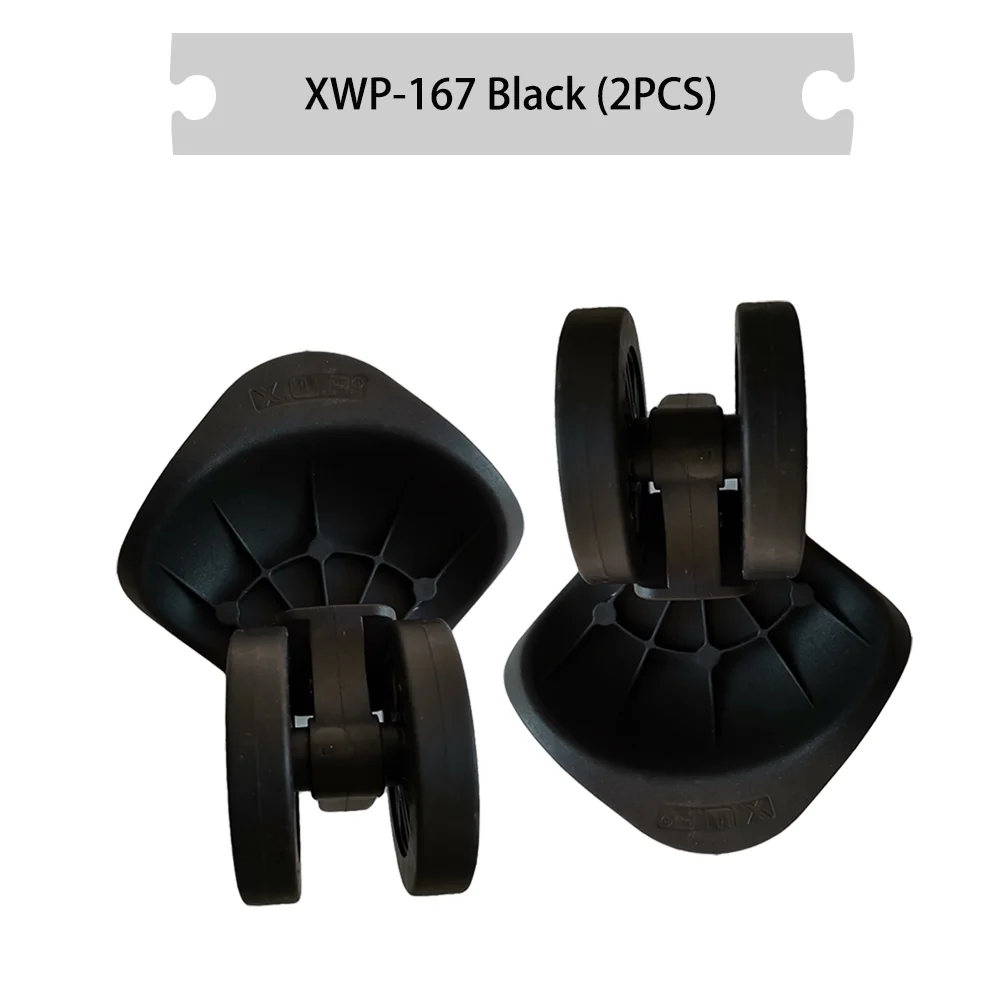 Suitable For XWP-167 Black wheel sliding replaceable luggage universal wear-resistant wheel good beacing performance