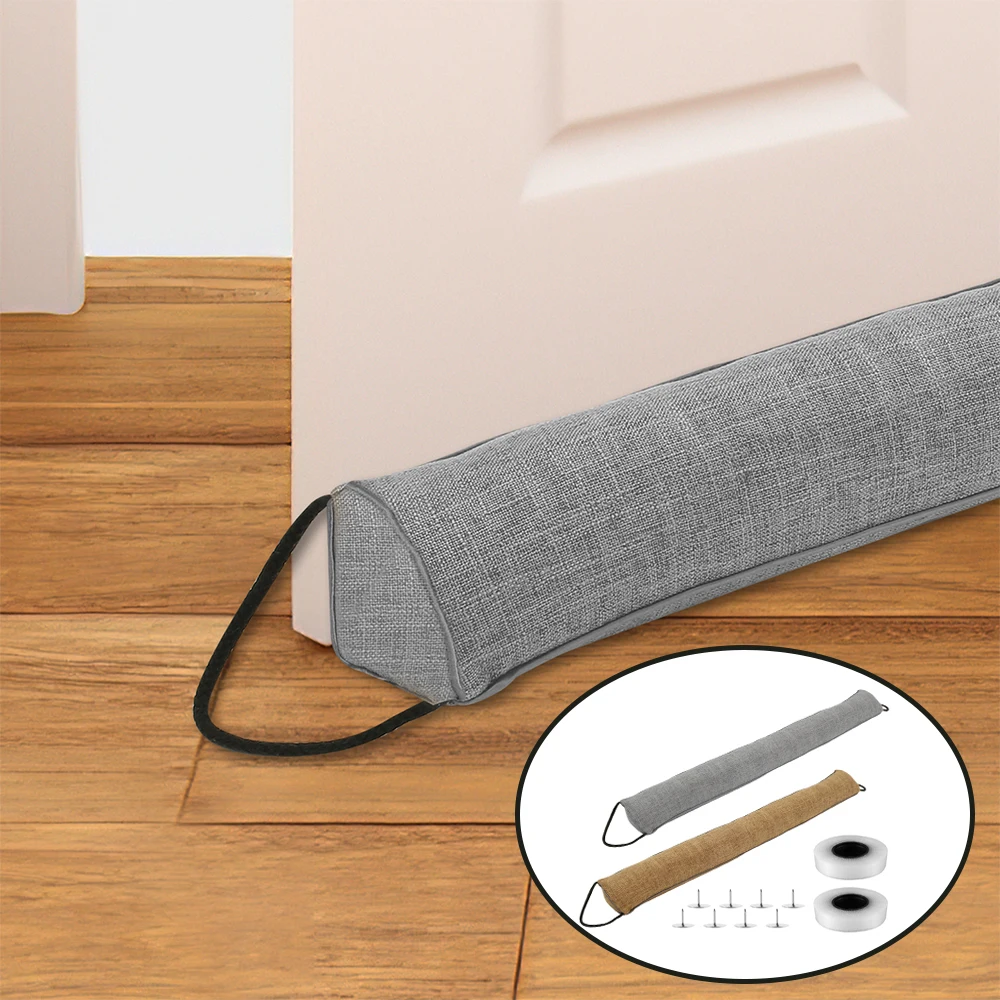 Under Door Draft Stopper Door Bottom Sealing Strip Stopper Anti-Cold Windproof Gaps Blocker House Acoustic Door Draft Blocker